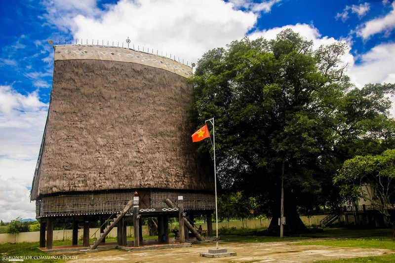 Nhà Rông Kon Klor Truyền Thống Của Tây Nguyên - Ảnh 1