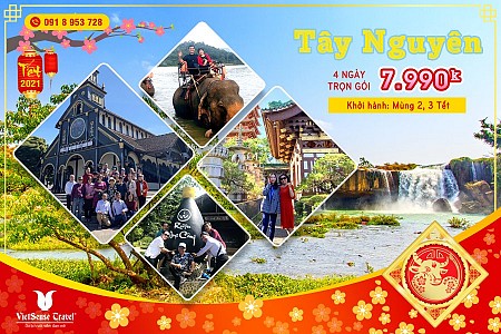 Kon Tum  - Gia Lai - Dak Lak - Buôn Mê Thuột | Tết Âm Lịch 2025